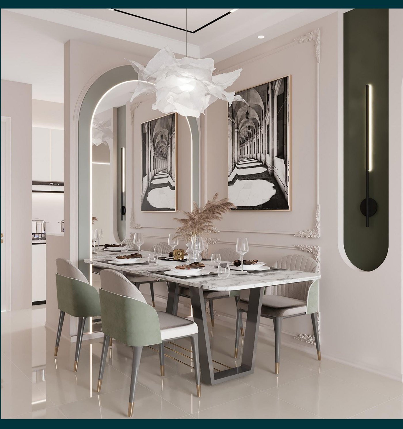 Show unit dining area, Permas Heights