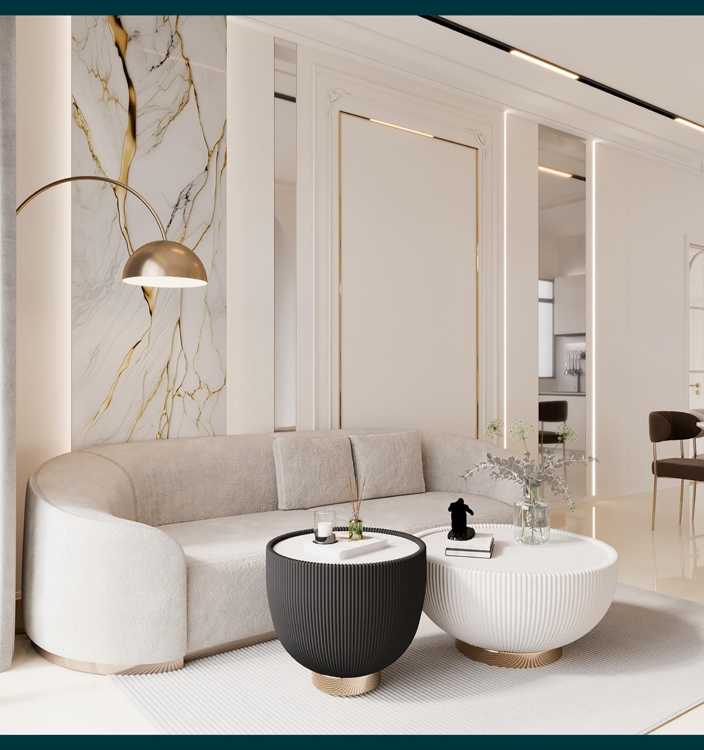 Show unit living room, Permas Heights