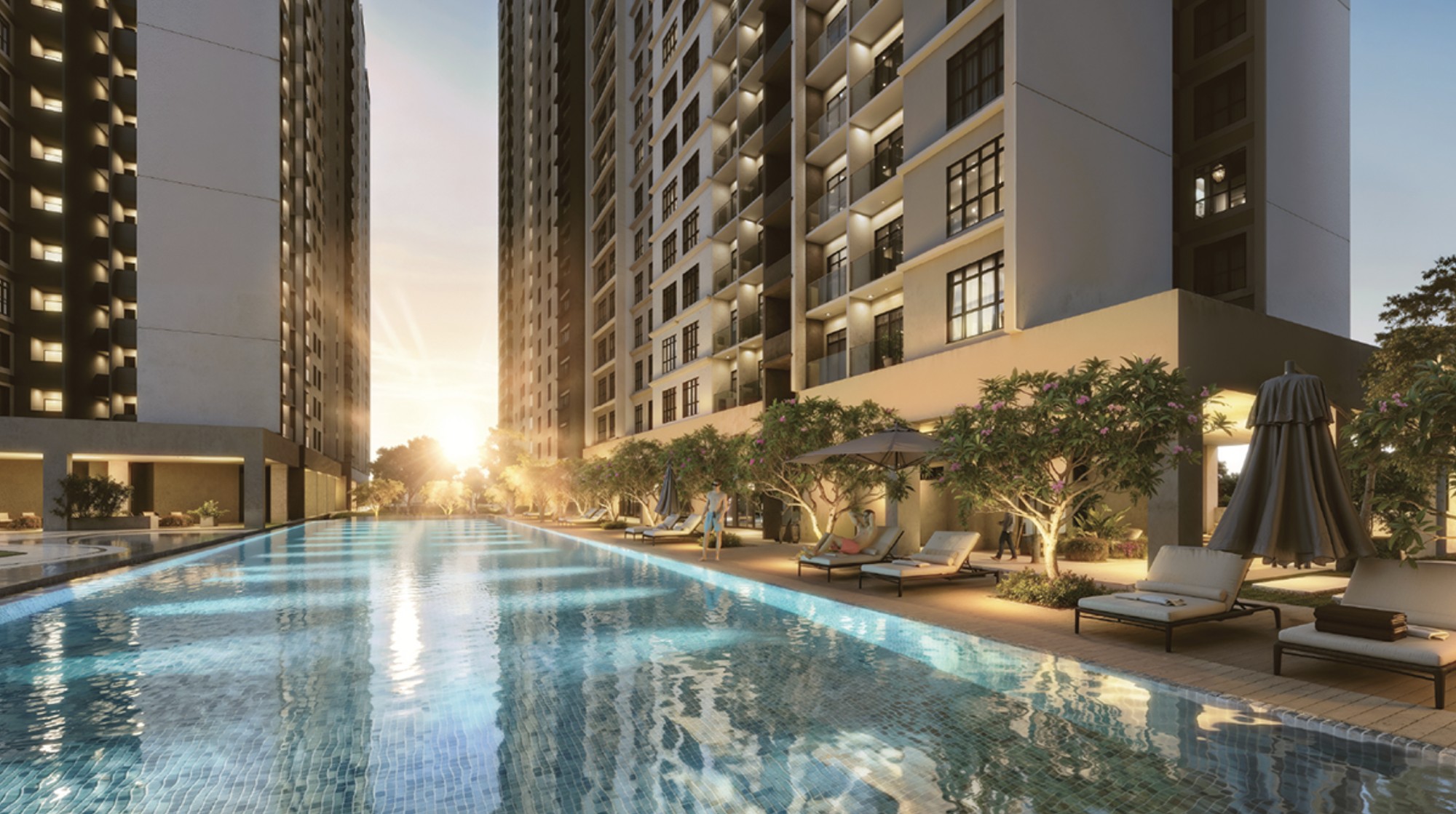 Permas Heights swimming pool